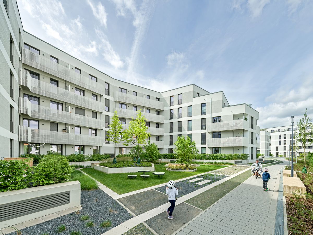 Vier Genossenschaften im Takt – Vorgebirgsgärten in Köln - Architektur: Lorber Paul Architekten GmbH, Köln; Landschaftsarchitektur: club L 94 Landschaftsarchitekten GmbH, Köln