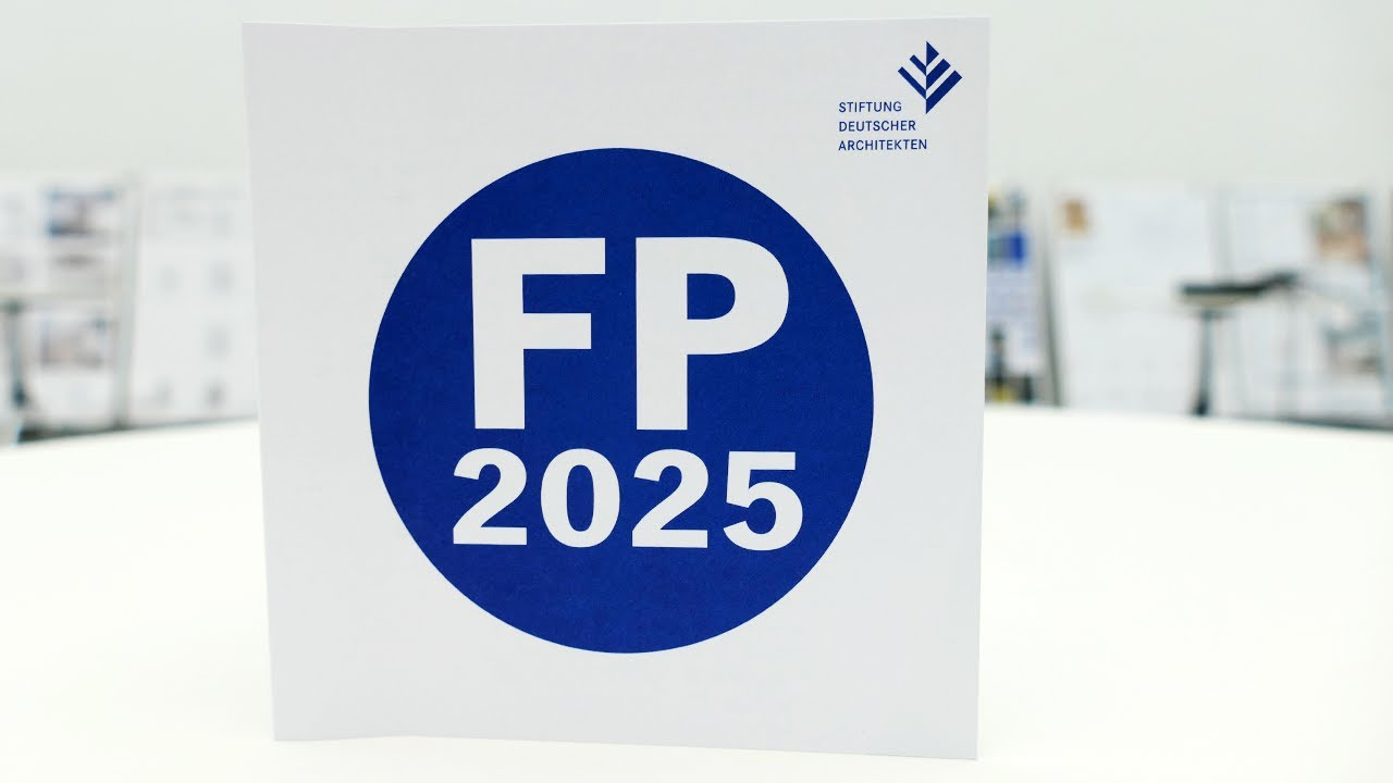 Stiftung Deutscher Architekten: Förderpreis 2025