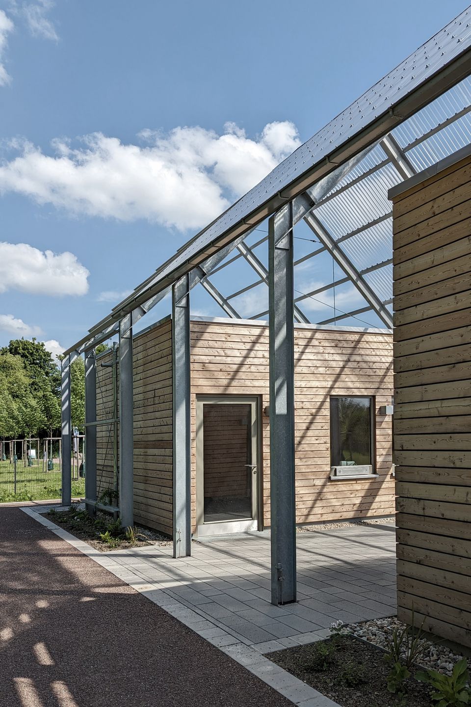 Pavillons im Wasser- und Natur-Erlebnis-Park Emscherland 2020