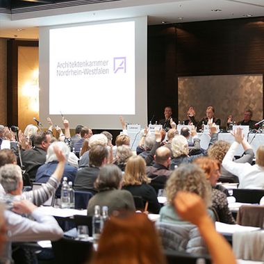 Abstimmung bei der Vertreterversammlung 2019