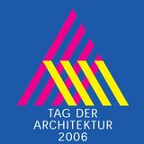 Logo zum Tag der Architektur mit gelb-rot stilisiertem A