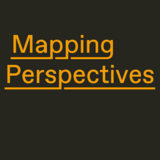 Eine Grafik mit einer Zeichnung auf der linken Seite und der Aufschrift "Mapping Perspectives" auf der rechten Seite.