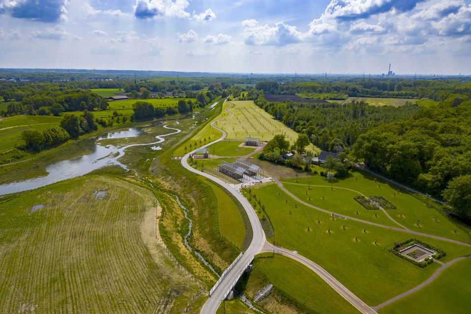 Pavillons im Wasser- und Natur-Erlebnis-Park Emscherland 2020