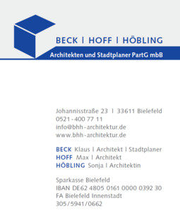 Beck Hoff Höbling Architekten und
Stadtplaner PartG mbB