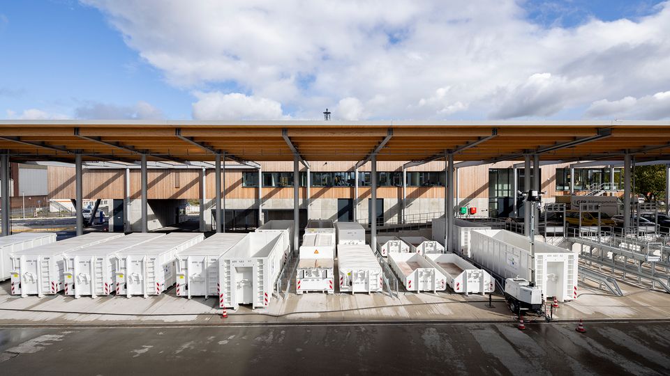 Neubau Recyclingcenter Wirtschaftsbetriebe Duisburg