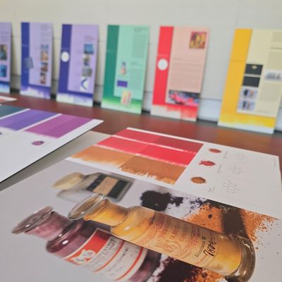 Ausstellung "Farbwelten" im Baukunstarchiv NRW. - Foto: Julia Neuhaus/Baukunstarchiv NRW