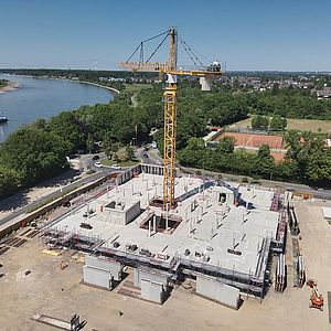 JA*/Junge Planer: Baustellenbesichtigung Neubau der Regionalgesellschaft West in Monheim am Rhein JA*/Junge Planer: Baustellenbesichtigung Neubau der Regionalgesellschaft West in Monheim am Rhein