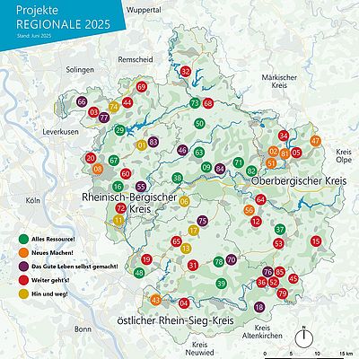 Regionale 2025 Projektkarte Regionale 2025 Projektkarte