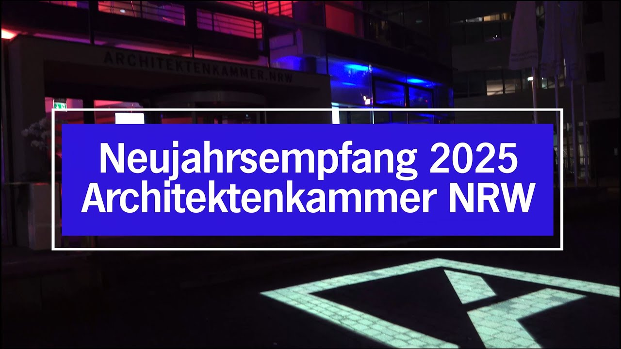 Bauen für Morgen 🌱 - Neujahrsempfang der AKNW