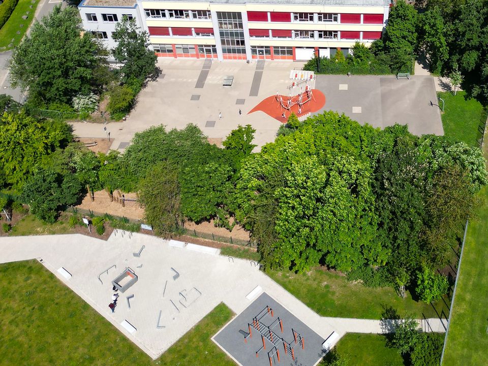 Bewegungsparkour Peter von Heydt Schule in Hunsheim