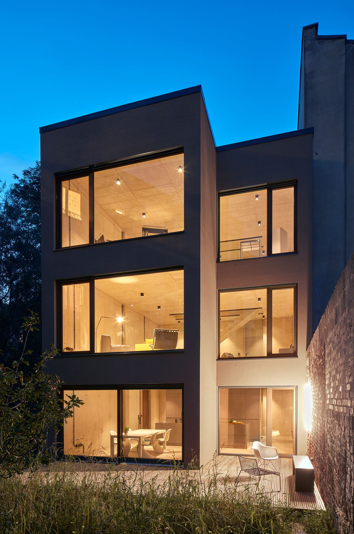 Hofgeflüster – Hinterhofbebauung in Düsseldorf; Architektur: Buddenberg Tauchmann Architekten, Düsseldorf